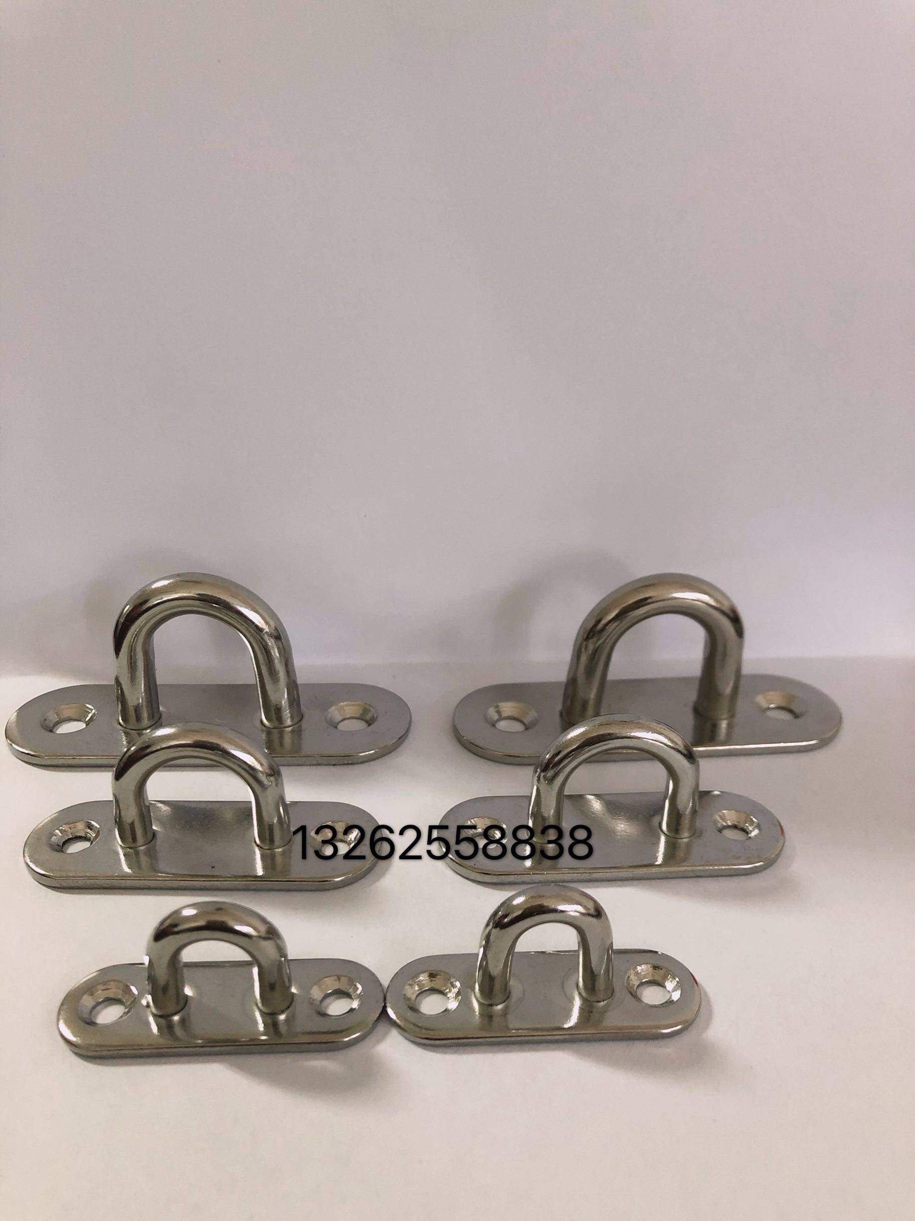 304 stainless steel ceiling fan hook hook wall hook wall hook door button yoga yacht U - type load hook fixed button