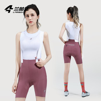 Lampada 2024 new summer womens cycling bib shorts moisture-wicking colorful road cycling shorts