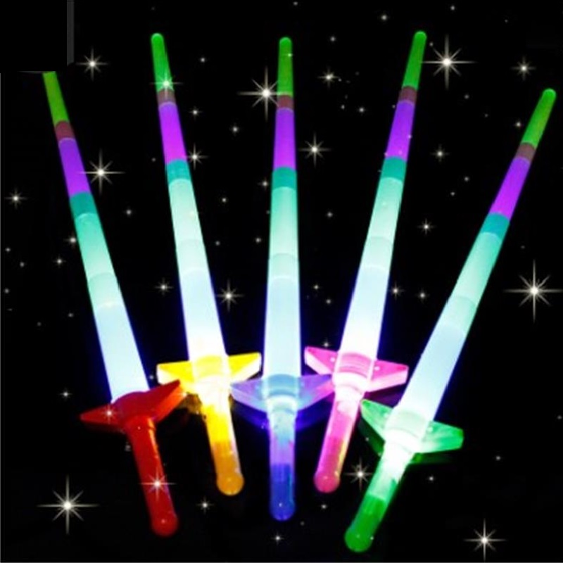 Magic Wand-Stick Firefly Concert Stars Firefly toys Children's Big Four Flex Sticks Glow Sticks
