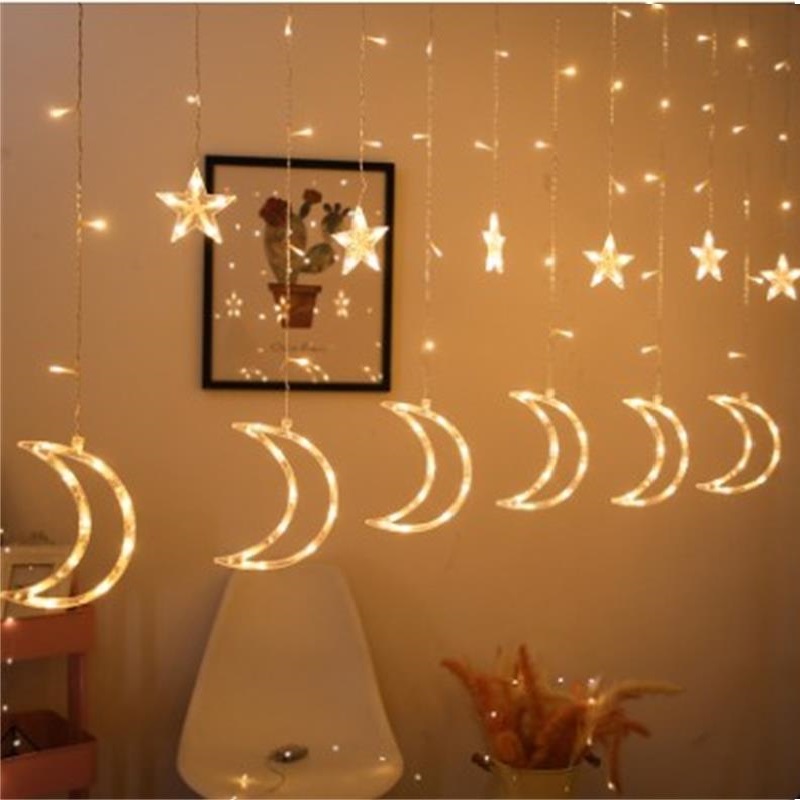 520 Atmosphere Arrangement LED Light Stars Colorful lights Romantic Decoration Room Battery Luminous Creativity Waterproof