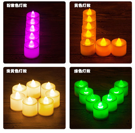 Electronic Candle Loving Light Windproof Birthday Surprise Romantic Birthday Light Courseware Arranged to create Romantic Decorations