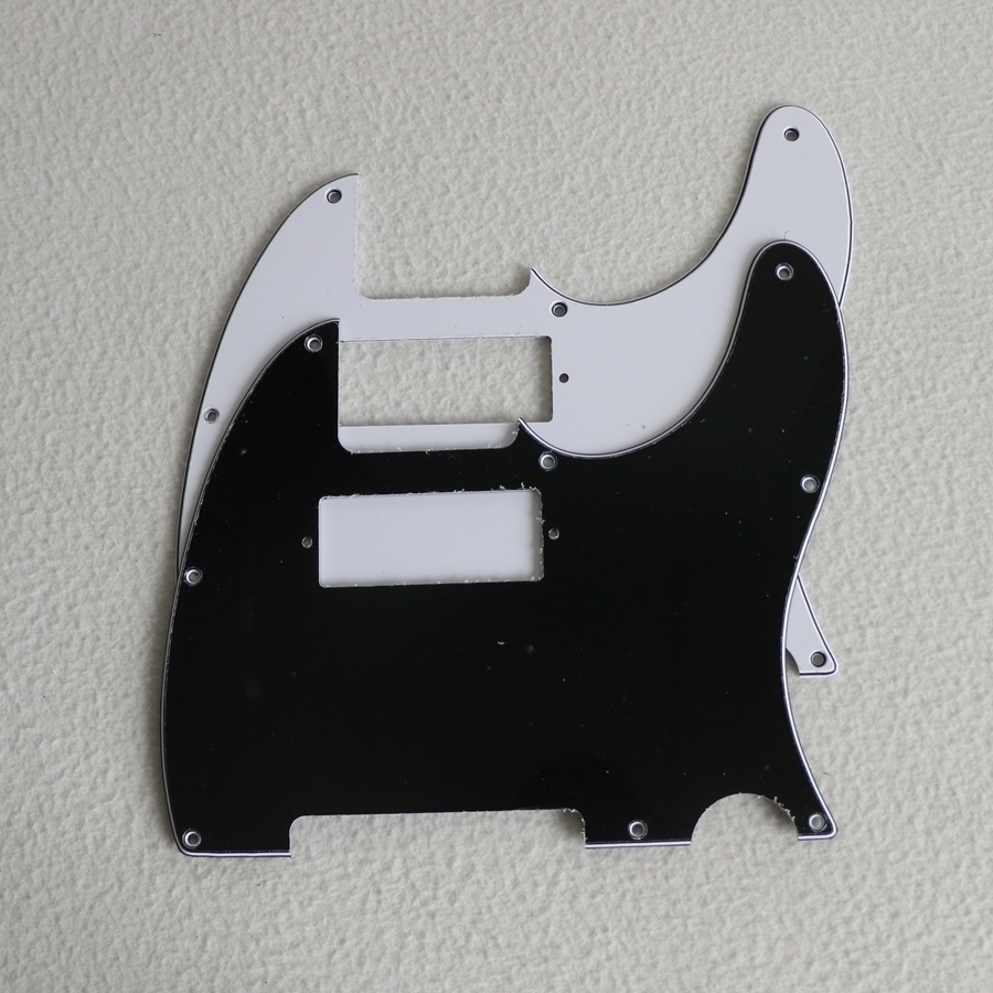 Export DIY custom TL mini-double pickup trough black and white three-layer front cover with screw accessories