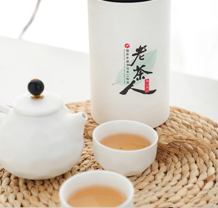 Trà già người trà có thể đặt hộp trà đóng gói hộp quà rỗng hộp lưu trữ trà nồi hộp trà hộp trống hộp trà đặt hộp trà bình uống trà