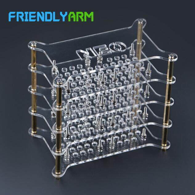 NanoPi NEO Mini super computer acrylic bracket supports 8-piece motherboard superposition