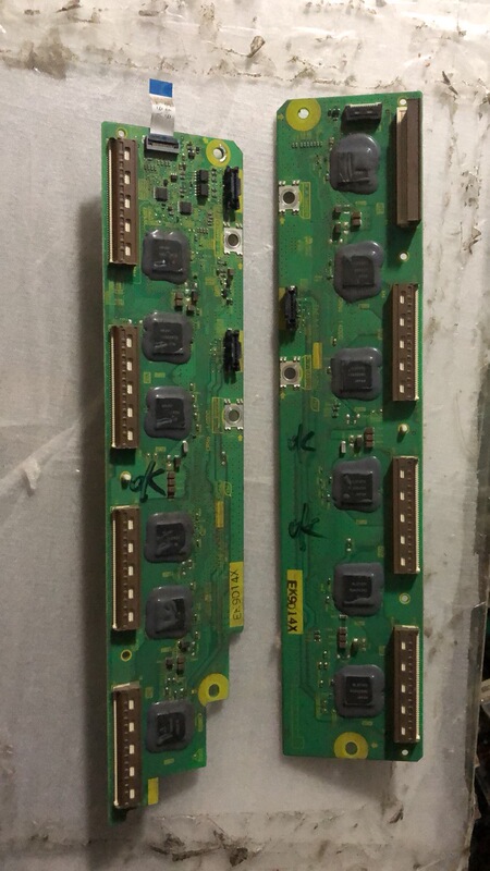 Original Panasonic Th-P50X10C Buffer Board Su Board Sd Board Tnpa4780 Tnpa4781 Pair