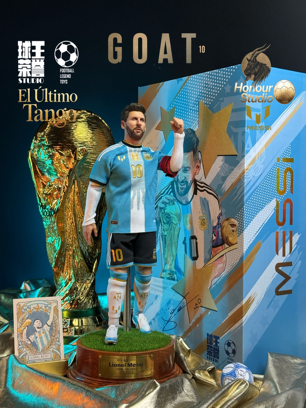 Ball King Honor Brand Messi Argentina Farewell Match Hair Transplant Kit Messi Action Figure 2026 World Cup
