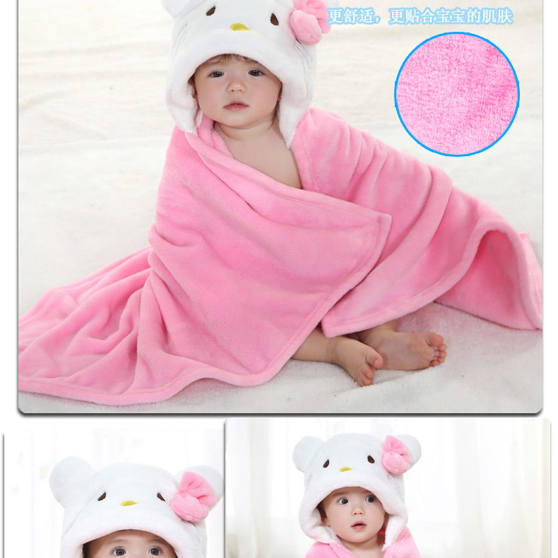 Cape pour enfant TOLO RABBIT en flanelle - Ref 2154496 Image 44