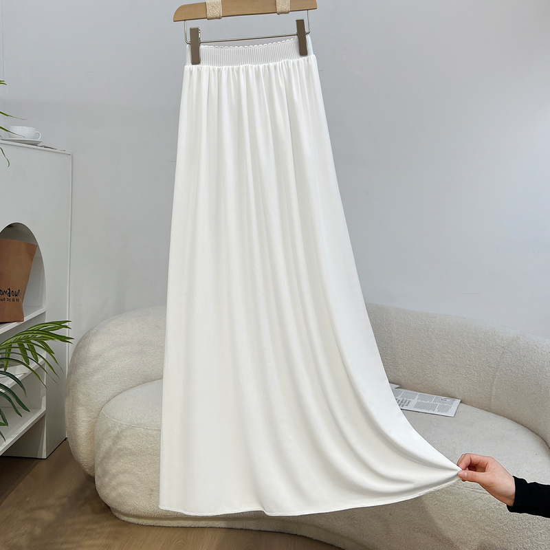 Skirt Lining, Cheongsam Underskirt, Hanfu Underskirt, Anti-Exposure, Anti-See-Through Half Skirt, Women's New Chinese Style Large Hem Skirt