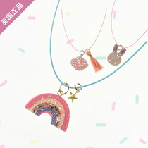 British Rockahula childrens cute necklace ring swan rainbow deer pendant accessories super cute and sparkling