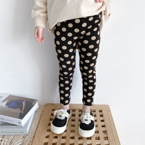 Bean Bag Monarch 22 Chunqiu Han version of male and female childrens baby wool pull rack wave points for childrens long pants to hit bottom pants tide