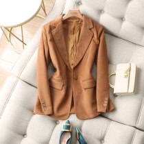 Enough trendy cavity to tune in ~ temperament OL commute elite version with a grain of buckle wool suit jacket autumn and winter women