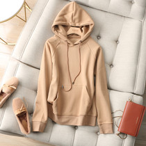 Minimalist great greaty autumn feel ~ even cap pure color plus suede bag rat pocket loose elastic comfort and clothing autumn and winter women new