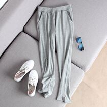 2022 new fall slim fit skinny comfort cotton sports Long pants Fashion casual 100 lap elastic small leggings