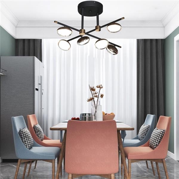 Five-light-deco lighting modern minimalist suction top light atmospheric living-room light bedroom lamp