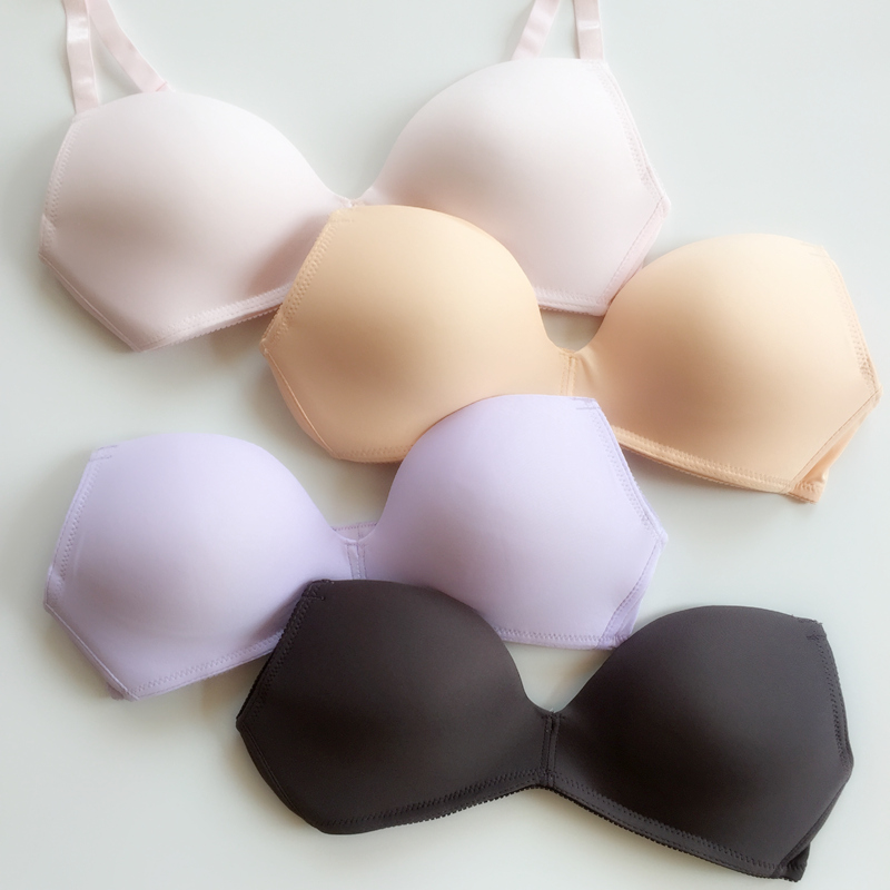 Day D plug * Road Cecil * ~ 3D three-dimensional no steel ring smooth cup summer sports sleep seamless single soft bra