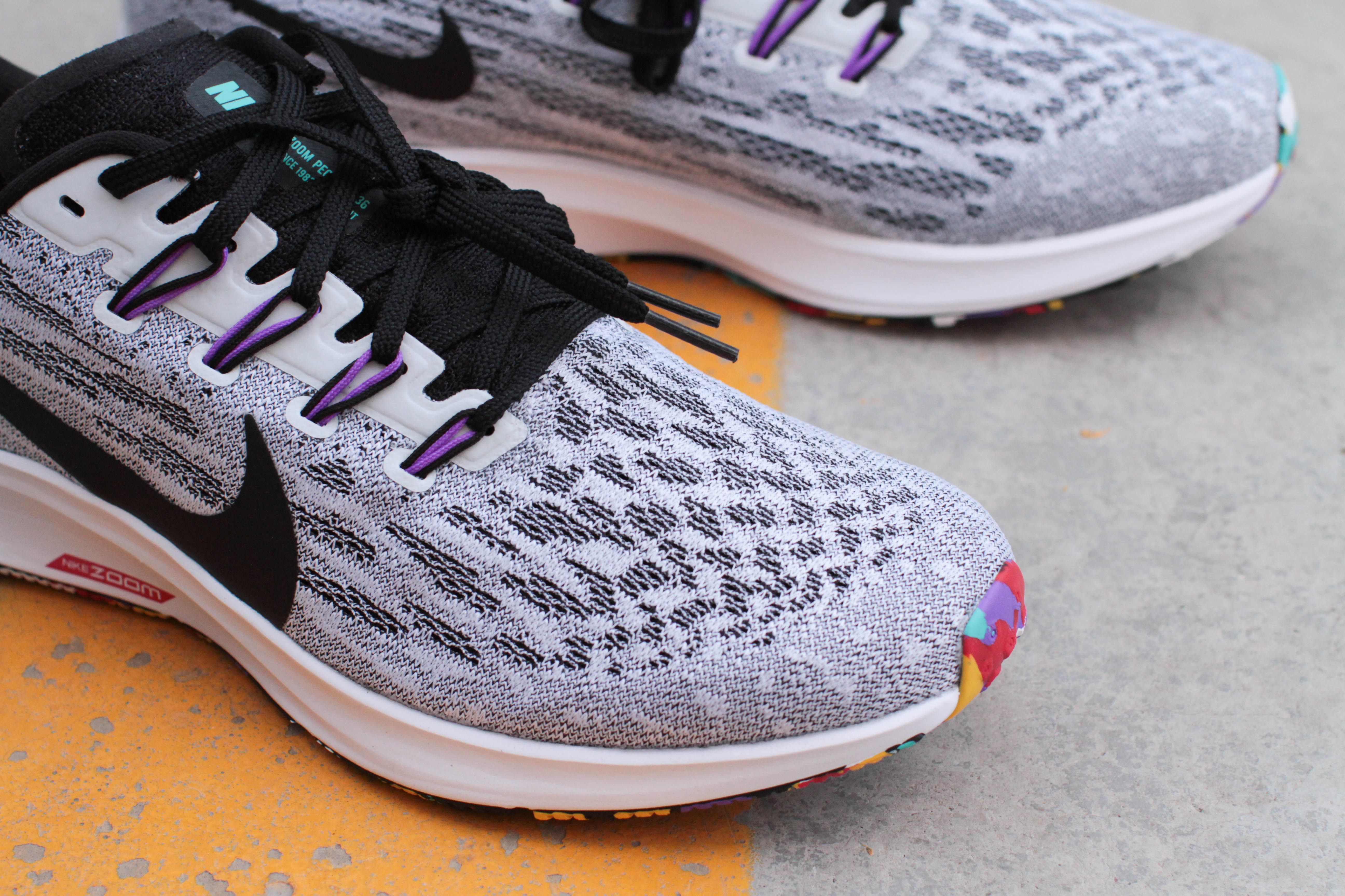 Nike NIKE ZOOM PEGASUS Pegasus 36 Nam và Nữ 35 Giày đệm không khí Giày chạy bộ thông thường AQ2203 - Giày chạy bộ giày chạy bộ bitis