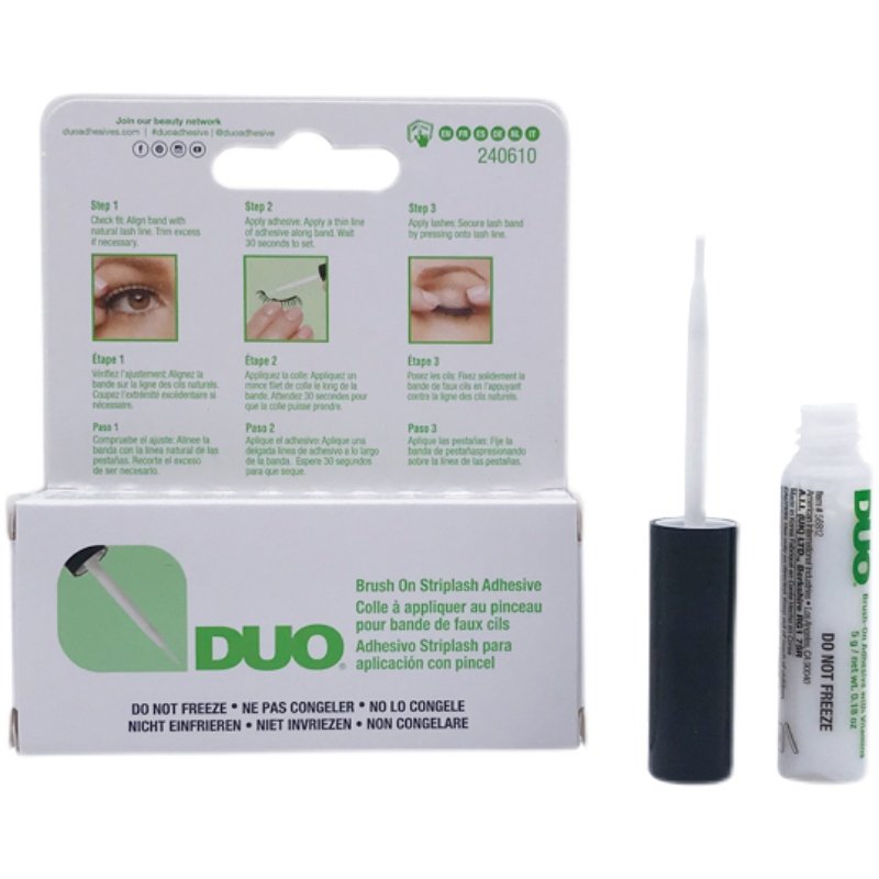 DUO false eyelash glue longlasting fastdrying super sticky natural