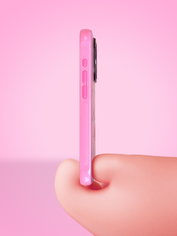 Dragon Ball Majin Buu Pink Cute Anime Anti-Fall iPhone Case