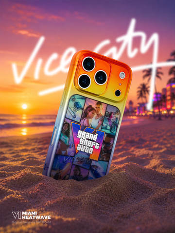 Grand Theft Auto Game Collage Anime Vintage Gradient iPhone Case
