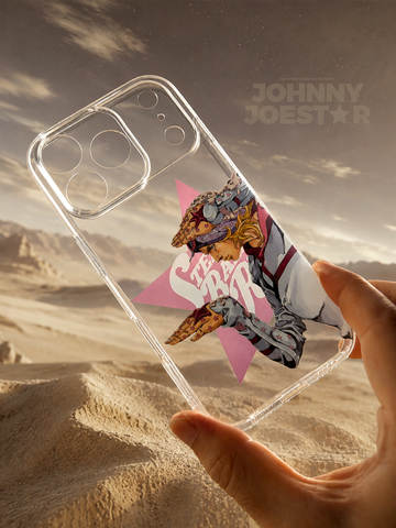 JoJo’s Bizarre Adventure Johnny Joestar Anime Transparent iPhone Case
