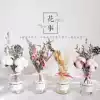 ins wind vase dry flower set chic photo props Girl background wall Home accessories shooting swing props