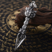 Shangzun male Puba demon pestle pendant male Vajra foot Silver Sterling Silver Silver silver necklace amulet