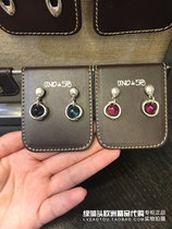 European Pure Hand Boomer UNOde50 minimalist personality Circle Colour resin Small crowddesign earnail fashion