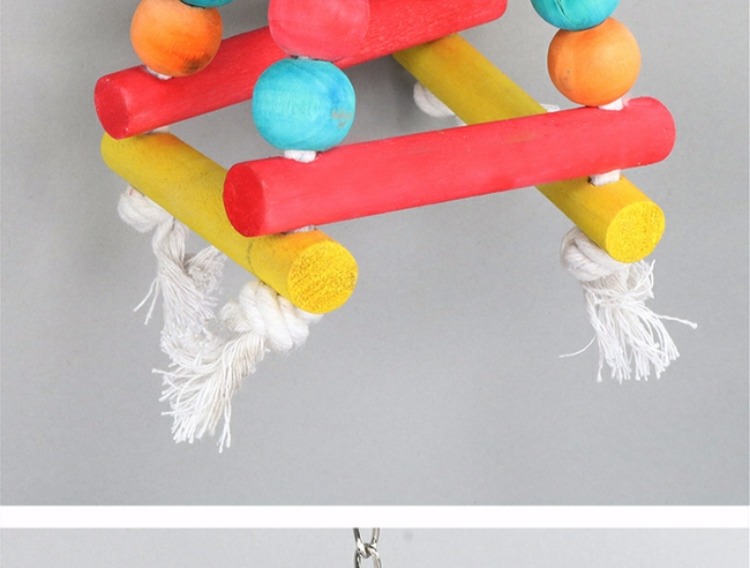 Yêu chim mới đồ chơi chim vẹt cung cấp đồ chơi Parrot swing chim lồng đồ chơi leo chim lồng phụ kiện T136 - Chim & Chăm sóc chim Supplies cám cho chào mào
