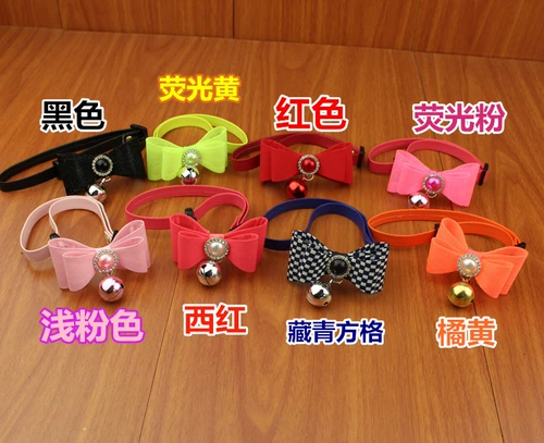 Галстук-бабочка, чокер с бантиком, колокольчик, домашний питомец, простой и элегантный дизайн