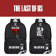 The Last of US straps and schoolbags for street men and women black new printed fashion chain double