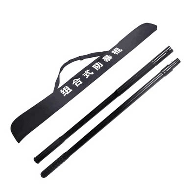 加强型两节可拆卸长连接棍1.7米棍两节齐眉棍武术防身自卫棍