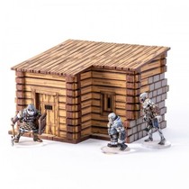Little Wheat Record Warhammer pp 28mm 1:56 Wooden Scene Camp