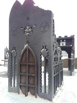 Little Maizi Record Warhammer Battle Chess Running Group DND Wooden Scene Gothic Ruins D Style