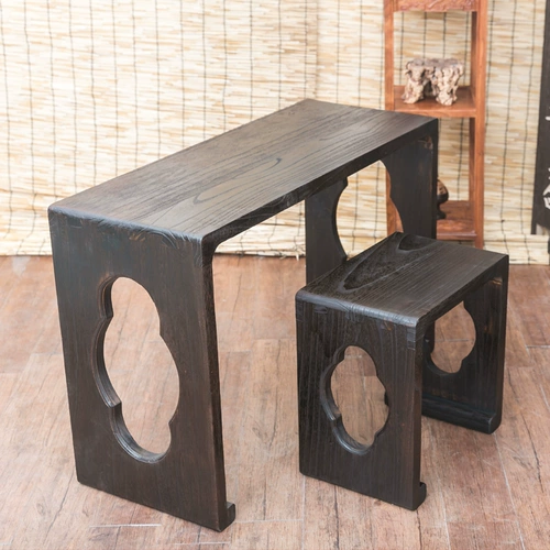 Стол Guqin, ласточка ручной работы, тенон, столик с твердым деревом Стабильный старый резонанс Tongmu с китайским дзен, экологическая защита китайских исследований