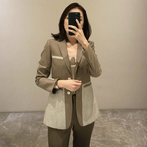 MARIUS preferred 110 imported ultra-fine Australian hair brand new lining process super A color color suit jacket women Autumn