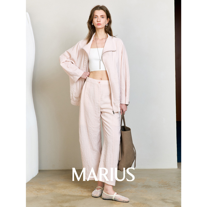 Marius | Dry Silk Jacket, Low-Key Luxury, Old Money Texture, Wrinkled Jacket/Grandma Pants Marius | Dry Silk Jacket, Low-Key Luxury, Old Money Texture, Wrinkled Jacket/Grandma Pants