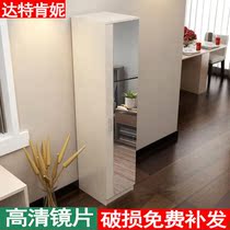 Modern simple foyer cabinet Coat rack Entrance cabinet Bedroom household full-length mirror Fitting mirror with door specials