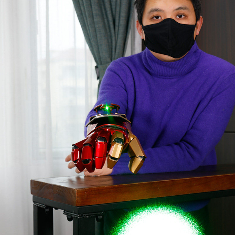 MK7 43 1:1 wearable Iron Man arm Palm cosplay mecha movable iron man toy gift