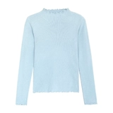 Трикотажный зимний милый приятный телу свитер, в корейском стиле