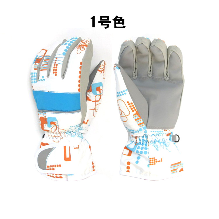 Mùa đông phụ nữ trượt tuyết găng tay chống thấm nước đệm bông lạnh thể thao ngoài trời cưỡi găng tay ấm găng tay chống nắng