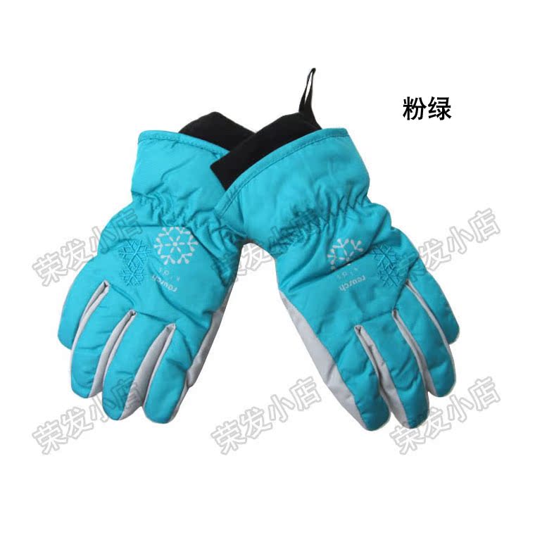 Trẻ em ngoài trời thời trang giải trí găng tay trượt tuyết mùa đông ấm áp gió lạnh thể thao ngoài trời găng tay nhiều màu tùy chọn thế giới găng tay