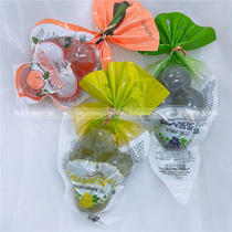 Online celebrity recommendation Jufeng grape peach green grape jelly Balloon Pudding toothpick Korea limited edition direct mail