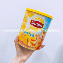Korea direct mail Lipton Korean version peach lipton ice tea Peach tea powder 1500g Spot