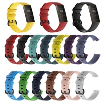 Suitable for Fitbit charge3 smart bracelet silicone charge4 replacement table wristband diamond texture accessories