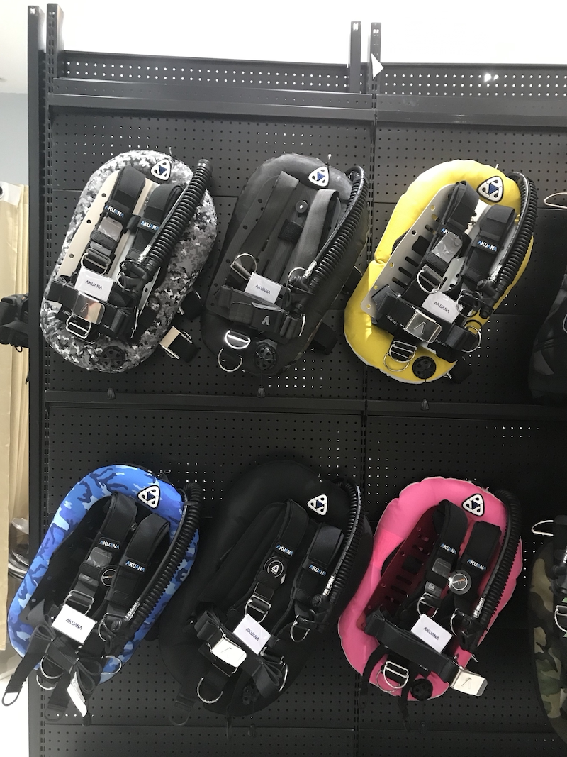 Seabed Two Miles Akuana Wing Bcd Diving Bcd Back Flying Buoyancy Controllers Carbon Fiber Board Suit