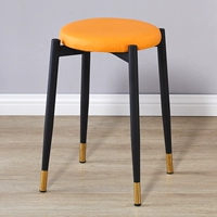 Желтая -писательская кожаная золотая нога