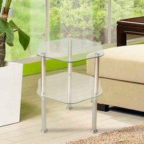 Special price Modern simple fashion tempered glass small coffee table Mahjong machine Mahjong table Chess room Round ashtray coffee table