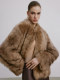 HIPMORE Luxurious classic two-color temperament fox fur-feel Xiao Hu Sheep 2025 winter new short fur coat for women