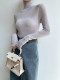 Nude and non-stiffening Yangtze yarn 120s SHIMA SEIKI seamless high-neck slim wool bottoming knitted sweater 2022 winter