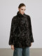 Once Upon a Time in Paris Swing/Stand Collar Small Hu Sheep Loose Fur Jacket Reversible Fur Integrated 2025 Winter Mid-Length Style